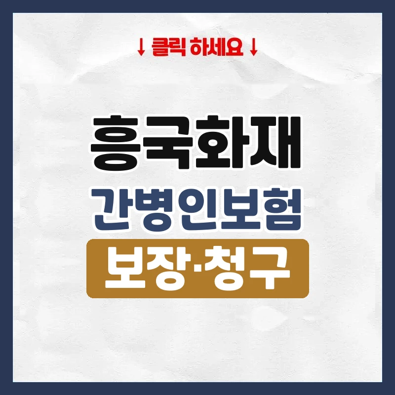 흥국화재간병인보험